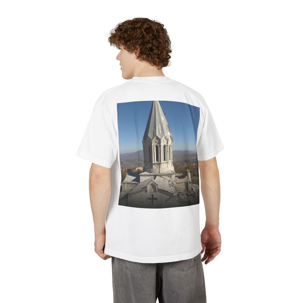 Church Steeple Photo T-Shirt — 'Իմ սրտի Արցախ'