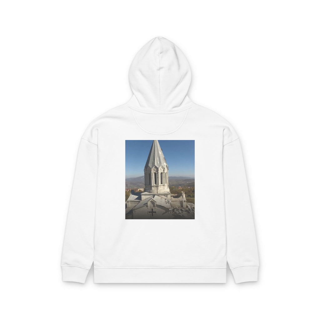 Armenian Church Photo Hoodie — 'Իմ սրտի Արցախ'