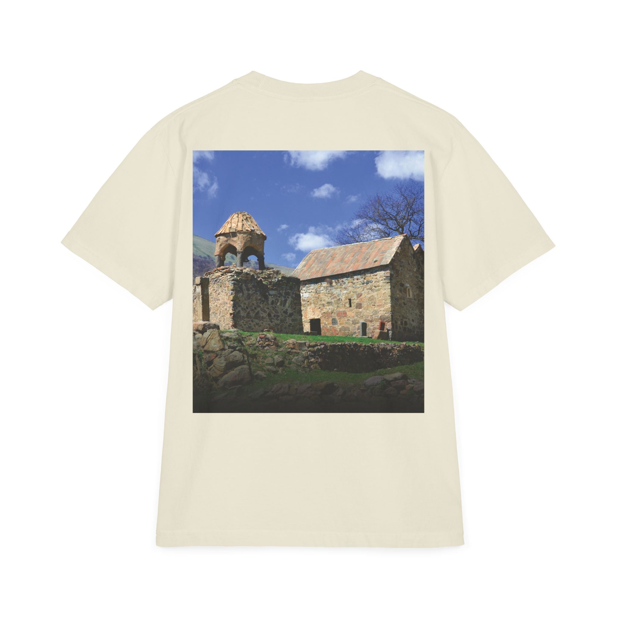 Իմ երկիրը Հայաստանն է — Rustic Stone Church Graphic Tee