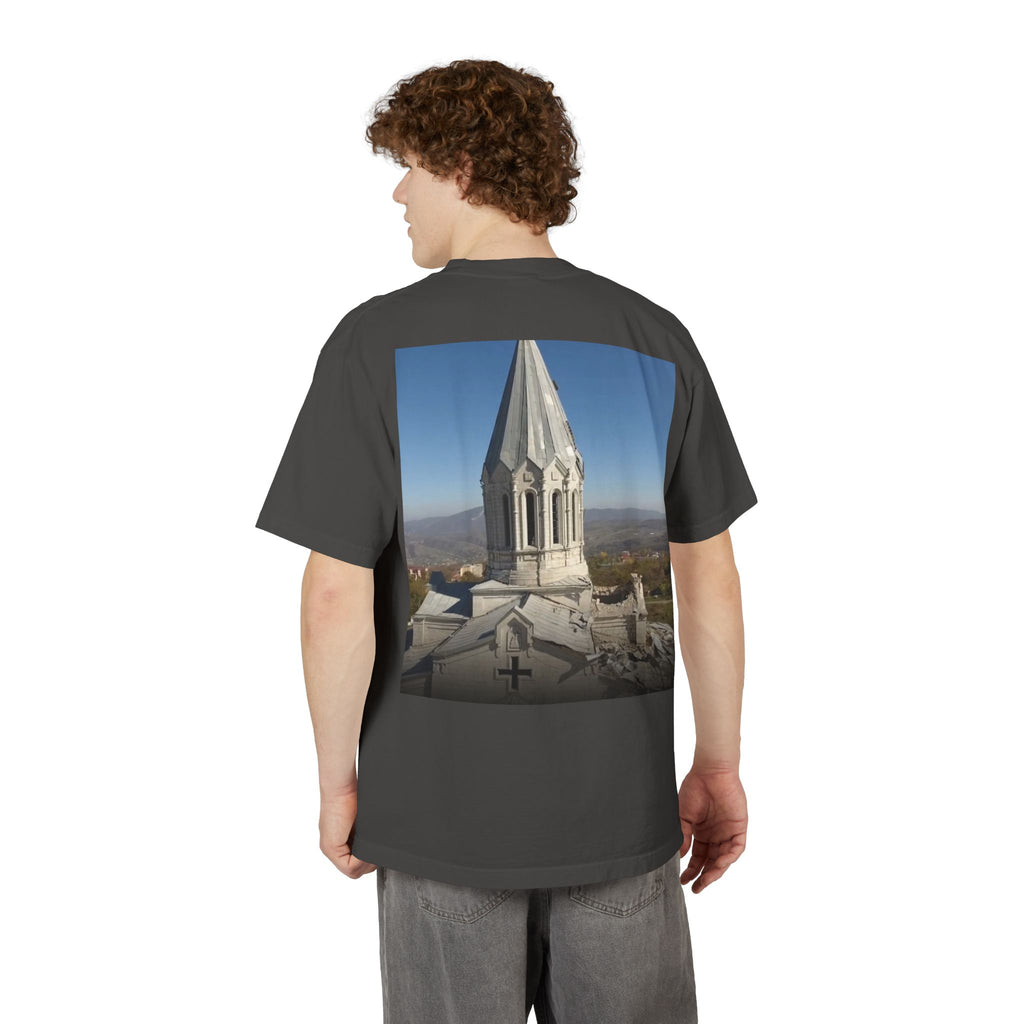Church Steeple Photo T-Shirt — 'Իմ սրտի Արցախ'