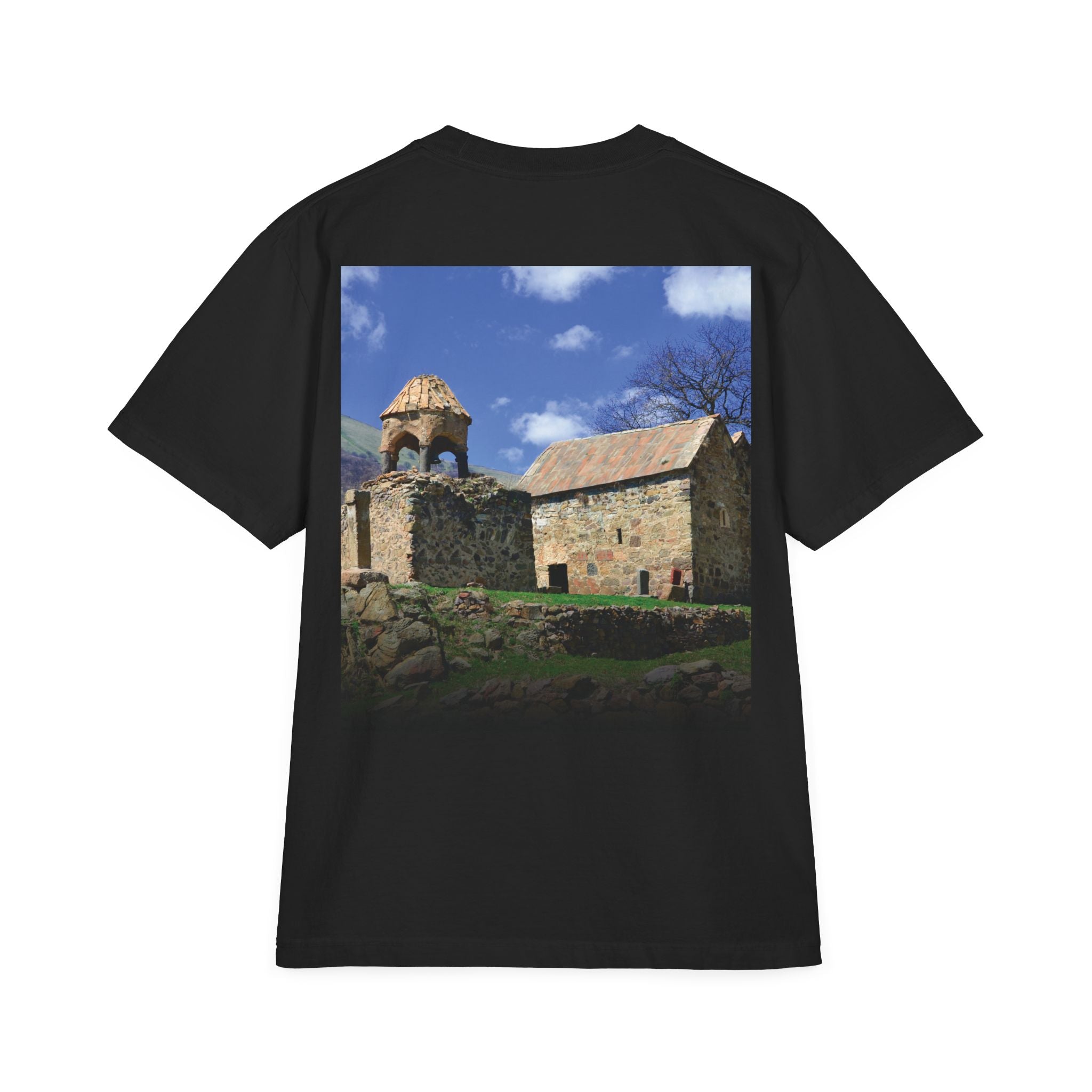 Իմ երկիրը Հայաստանն է — Rustic Stone Church Graphic Tee