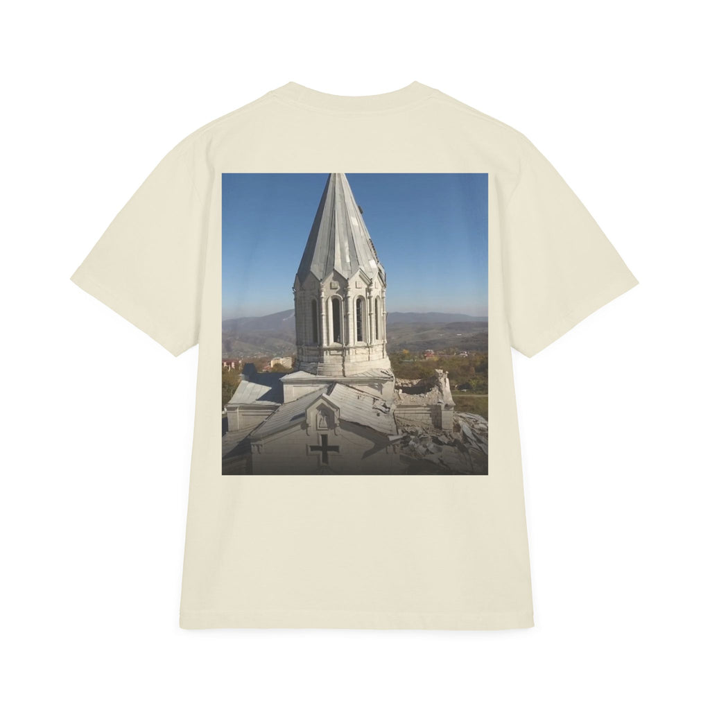 Church Steeple Photo T-Shirt — 'Իմ սրտի Արցախ'
