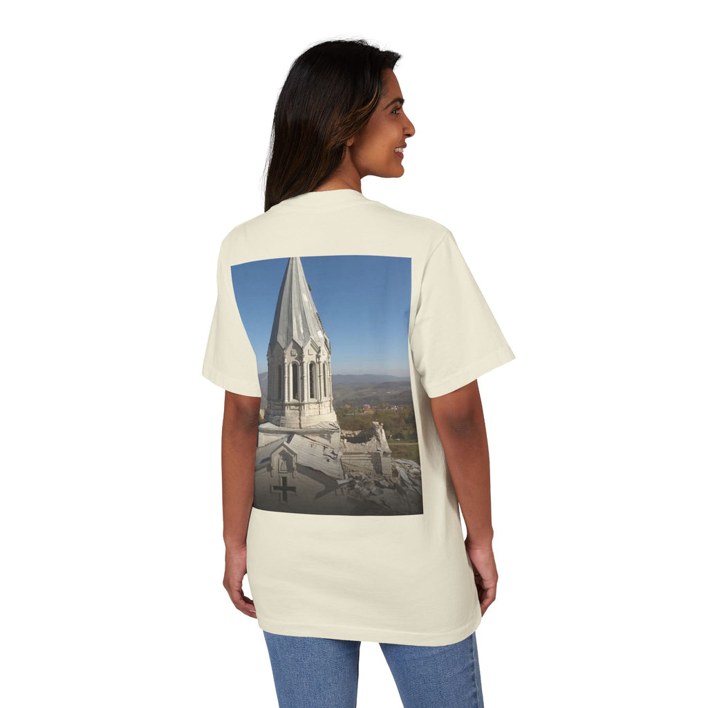 Church Steeple Photo T-Shirt — 'Իմ սրտի Արցախ'