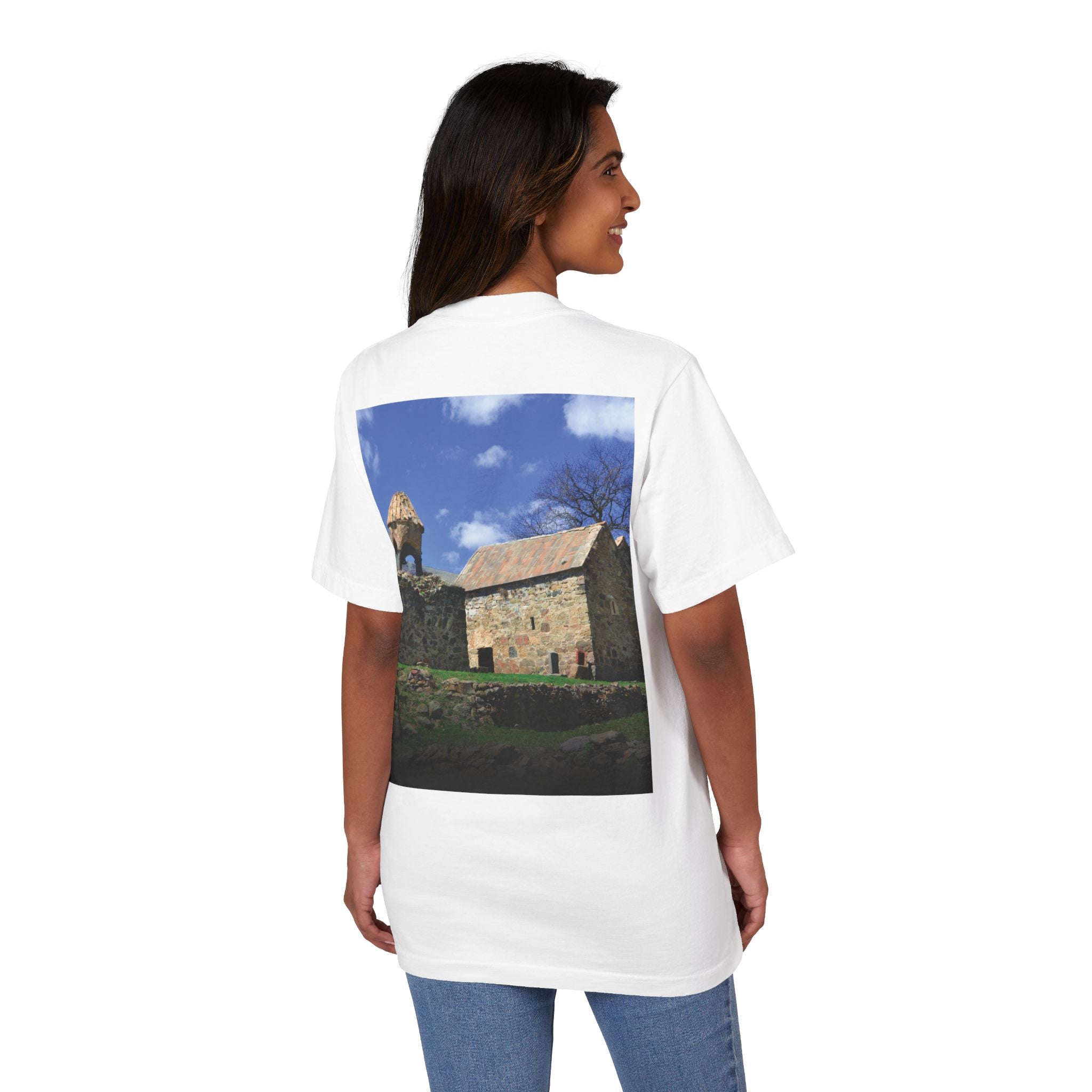 Իմ երկիրը Հայաստանն է — Rustic Stone Church Graphic Tee