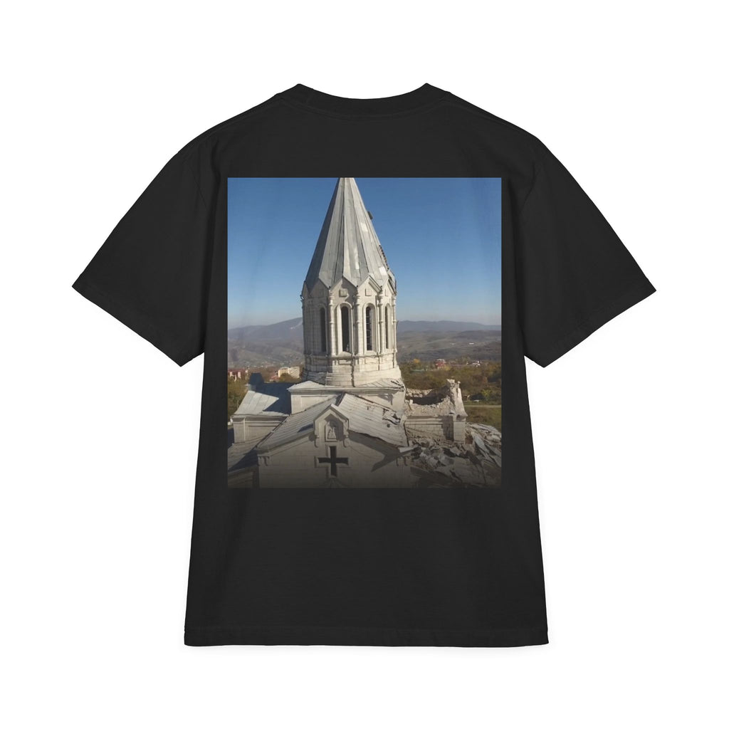 Church Steeple Photo T-Shirt — 'Իմ սրտի Արցախ'