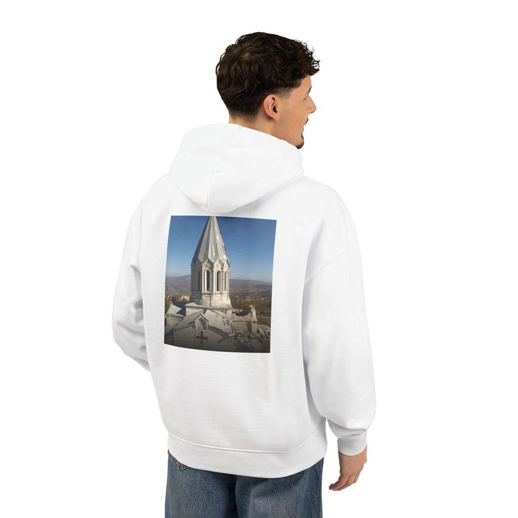 Armenian Church Photo Hoodie — 'Իմ սրտի Արցախ'
