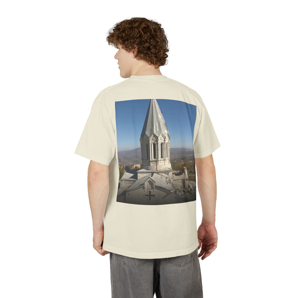 Church Steeple Photo T-Shirt — 'Իմ սրտի Արցախ'