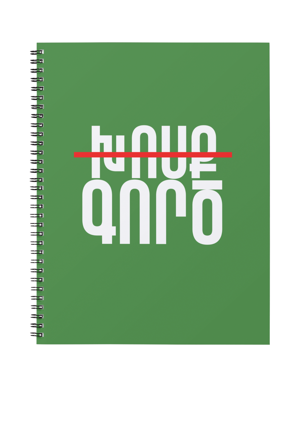 Wirobound Softcover Notebook, A5 - «Խոսք-Գործ» նոթատետր